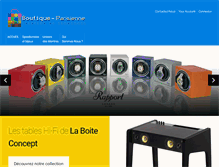 Tablet Screenshot of boutique-parisienne.com
